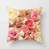 Față de pernă cu imprimeu floral Living Acasă Canapă Ornamente decorative Dormitor Noptieră Husă de pernă x