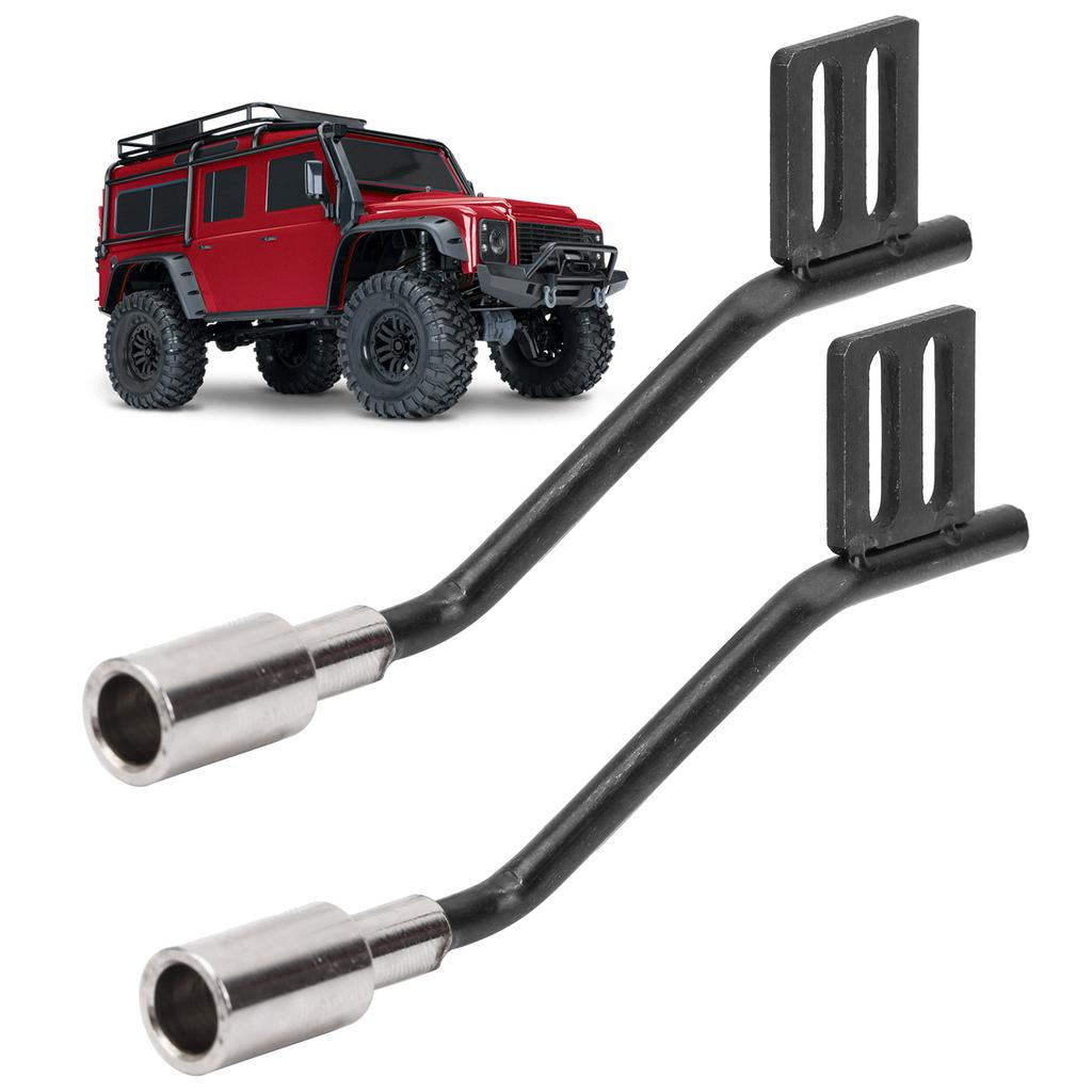 1Pair Metal RC Car Simulation Decoration Exhaust Pipe Accessories for scx10 1/10