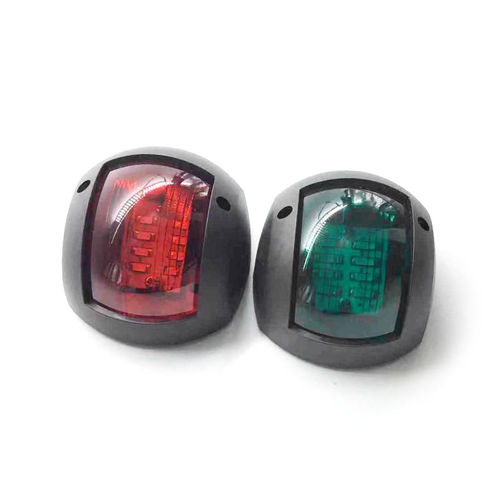 Rotes Grünes LED Marine Navigationslicht 12V 24V Boots Buglicht Marine Boots Signalleuchte, Ideal für Ponton, Skeeter,