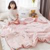 New Waffle Yarn Cotton Children's Summer Quilt Double Layer Yarn Airable Cover
