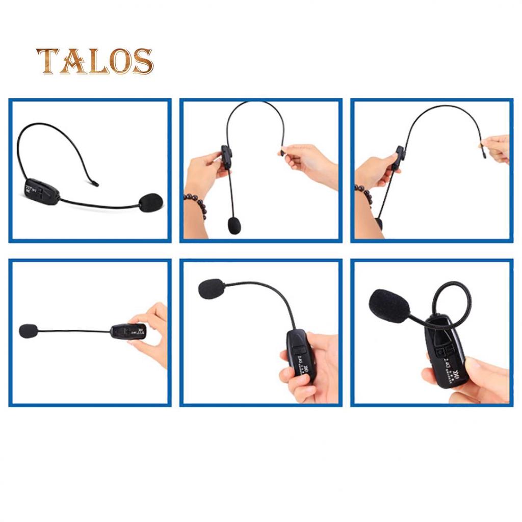 2.4G Wireless Microphone Speech Headset Radio For Loudspeaker Teaching Guide Mic Computer Gadgets