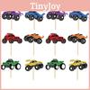 Road Off Monster Vehicle Pattern Party Cake Glitter Paper Decoration Plugin