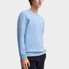 FILA Heritage Fashion Classic Simple Comfortable Casual Versatile Knitted Crew Neck Sweatshirt Men sweatshirt Sky-Blue F11M548217FBU