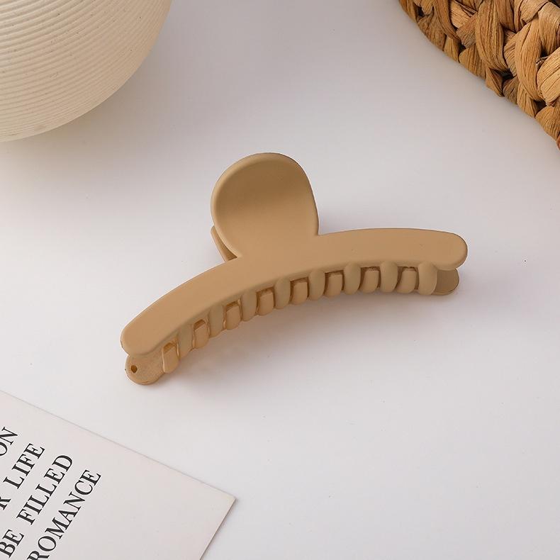 Neuer Damenmode Haarclip Koreanische Version der Einfarbigen Scrub-Klaue Haarklammer Kopfschmuck Haaraccessoires