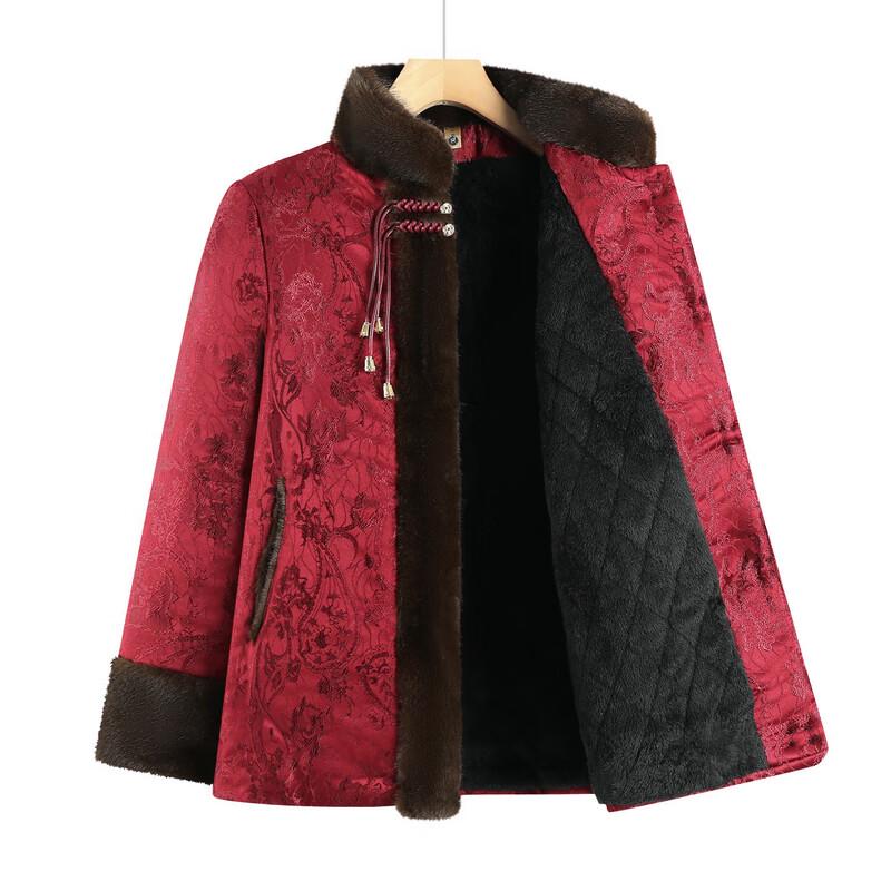 Women's Plush Thickened Winter Cotton Padded Jacket