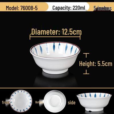 Melamine Imitation Porcelain Noodle Bowl