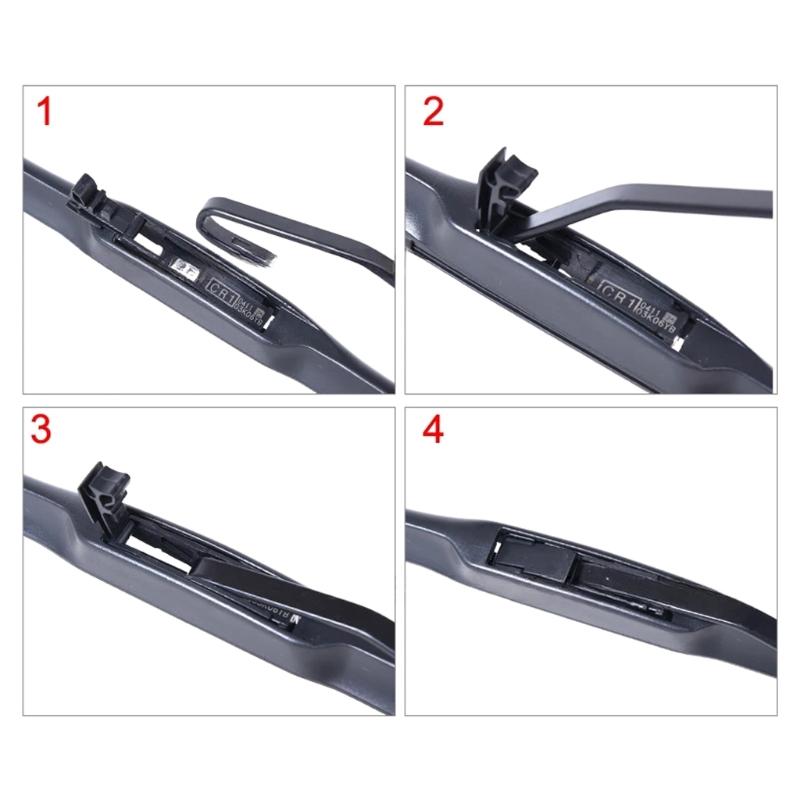Auto Accessory Windshield Wiper Blades Brushes Universal Replacement Windscreen Wiper Car Front Wipers from 14'' to 26''
