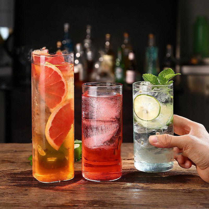 ZISIZ Creative Square Glass Beverage Cup