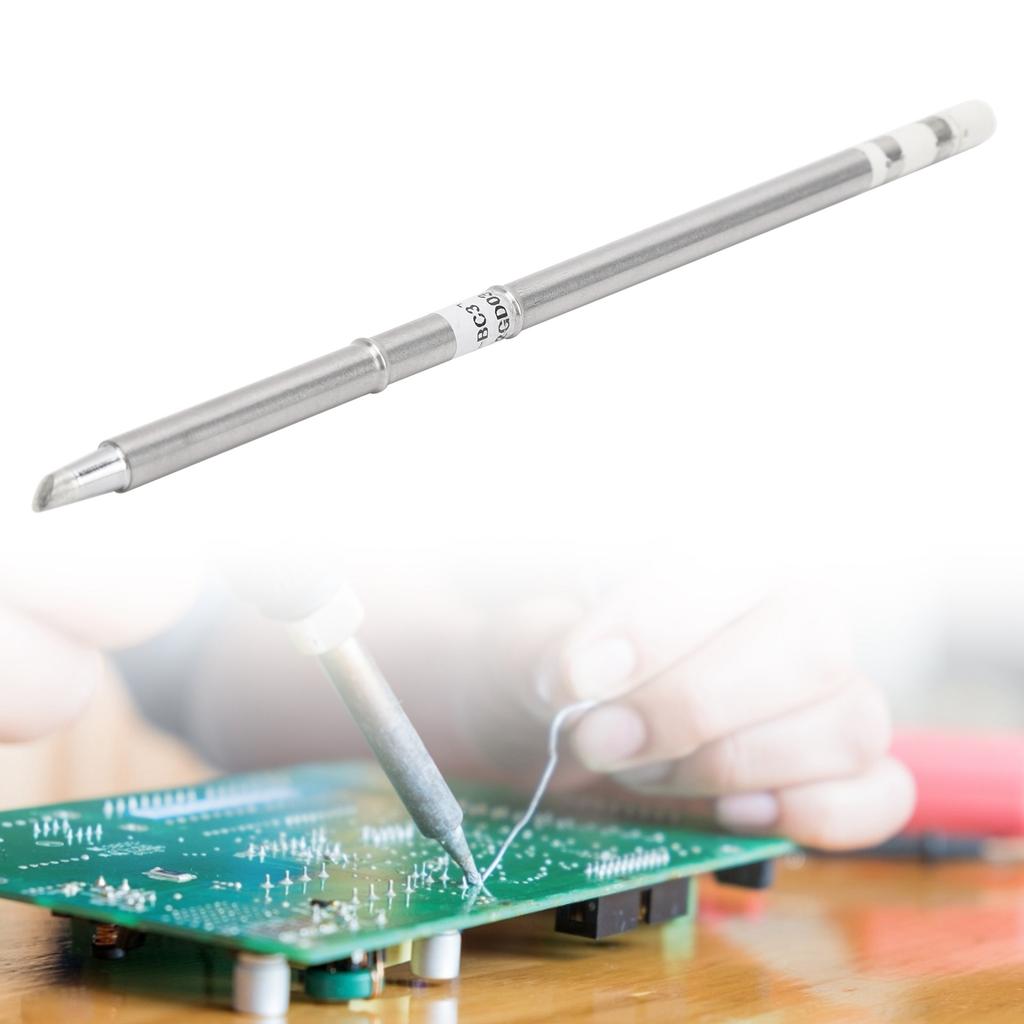 Solder Iron Head T12‑BC3 Soldering Tip Solder Iron Head Replacement Fast Heat Conduction Hardware Tool T12‑BC3 Soldering Tip