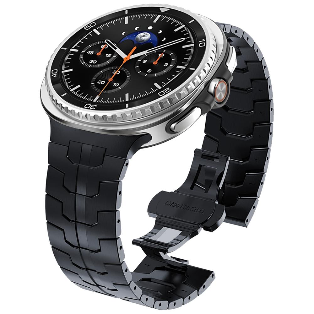 No Gaps Strap For Samsung Galaxy Watch 8 44mm 40mm/Classic 46mm Metal Bracelet For Galaxy Watch Ultra 47mm Stainless Steel Band