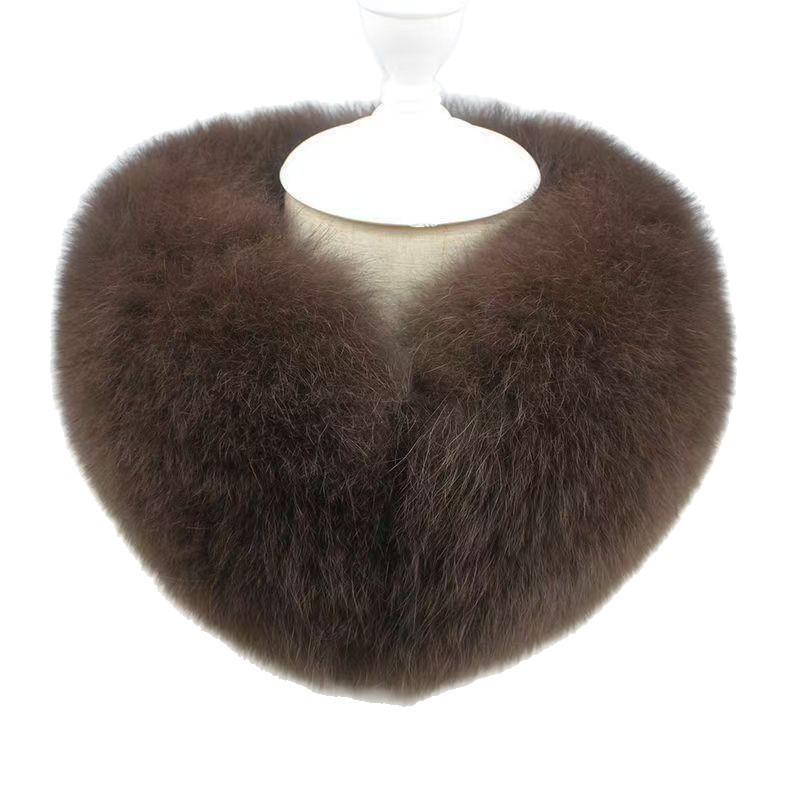 Korean Style Imitation Fox Fur Neck Warmer - Fashionable, Versatile, Magnetic Collar for Women