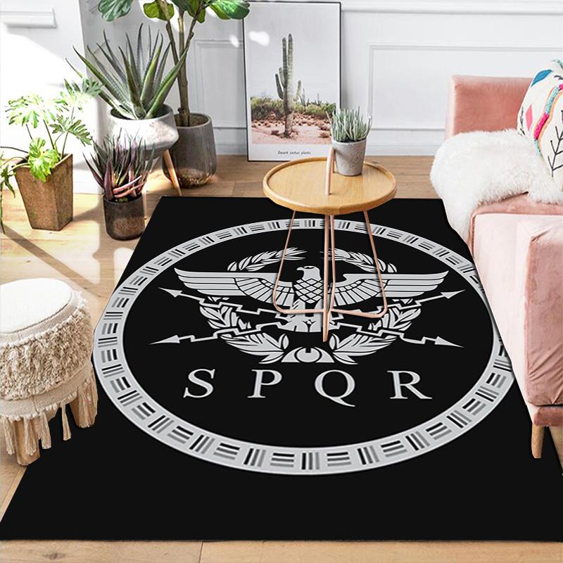 SPQR Rug Floor Mat for Living Room or Bedroom Soft and Comfortable Carpet a Gift for Birthday and Holiday.MFF0918081