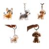 2/5Pcs Pet Hair Storage Box Keychain Portable Pet Memory Holder Secret Fur Collection Box Pet Hair Souvenir Box Keyring