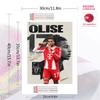 Football Star Signature 100% Round Full Drill 5D DIY Diamond Painting Embroidery Cross Stitch Rhinestone Decor