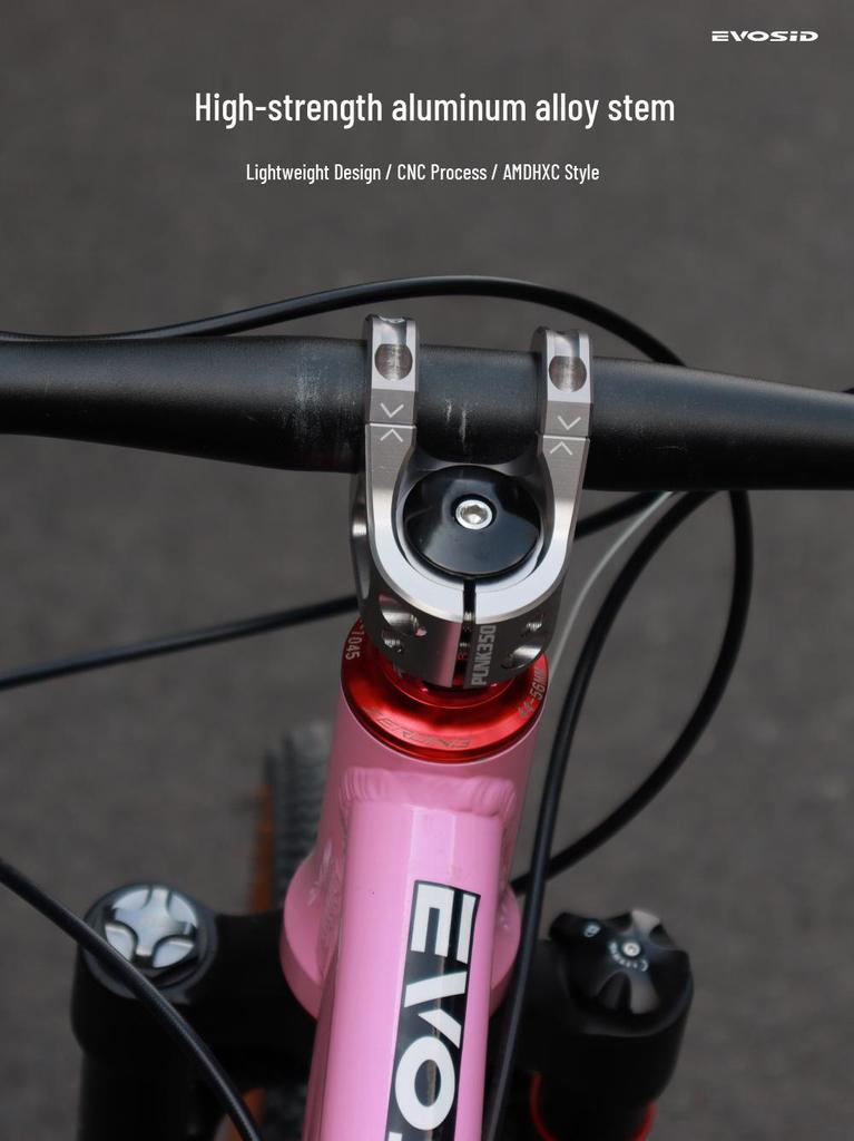 EVOSID Manubrio Riser in Alluminio Leggero Calibro 31.8 per Mountain Bike Modifica Off-Road