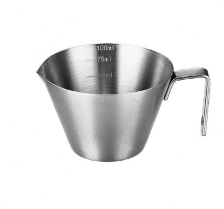 1/3pcs Stainless Steel Measuring Cup 3.5oz Coffee Shot Cup With Handle Precision Scale for Espresso Milk Latte Art Baristas Tool