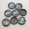 AJJ1 4Pcs 56mm ST Logo Car Wheel Center HubCaps Rims Cover Badge Emblem For ST Focus Mustang Fusion Taurus Mondeo Accessories