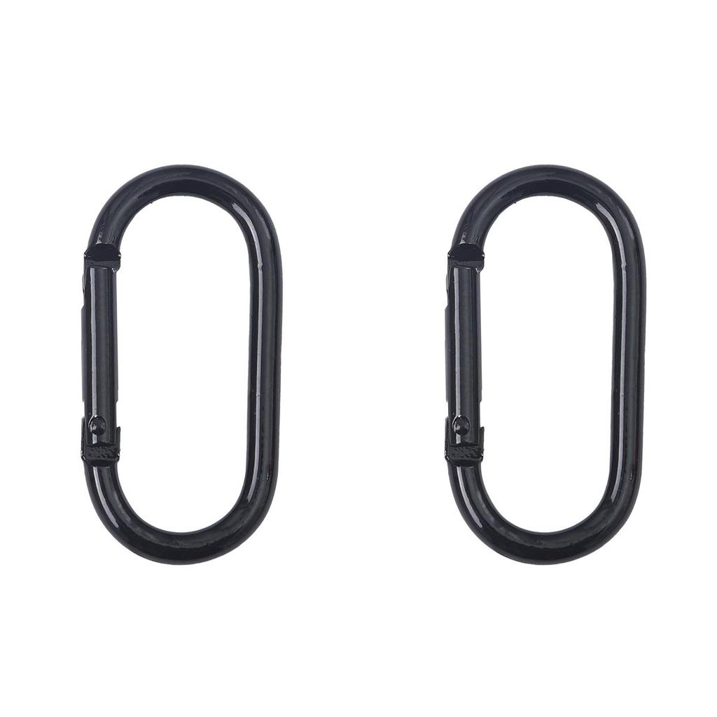 1-10 Stück Aluminium Sprühlackiert Ovalbahn Kletterverschluss Karabiner für Schlüssel Tasche Zubehör