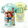 2026 Japan One Piece Luffy Football Jersey T-shirt Kids Football Special Jersey Kit Adult Men's Quick-Drying Sweatshirt