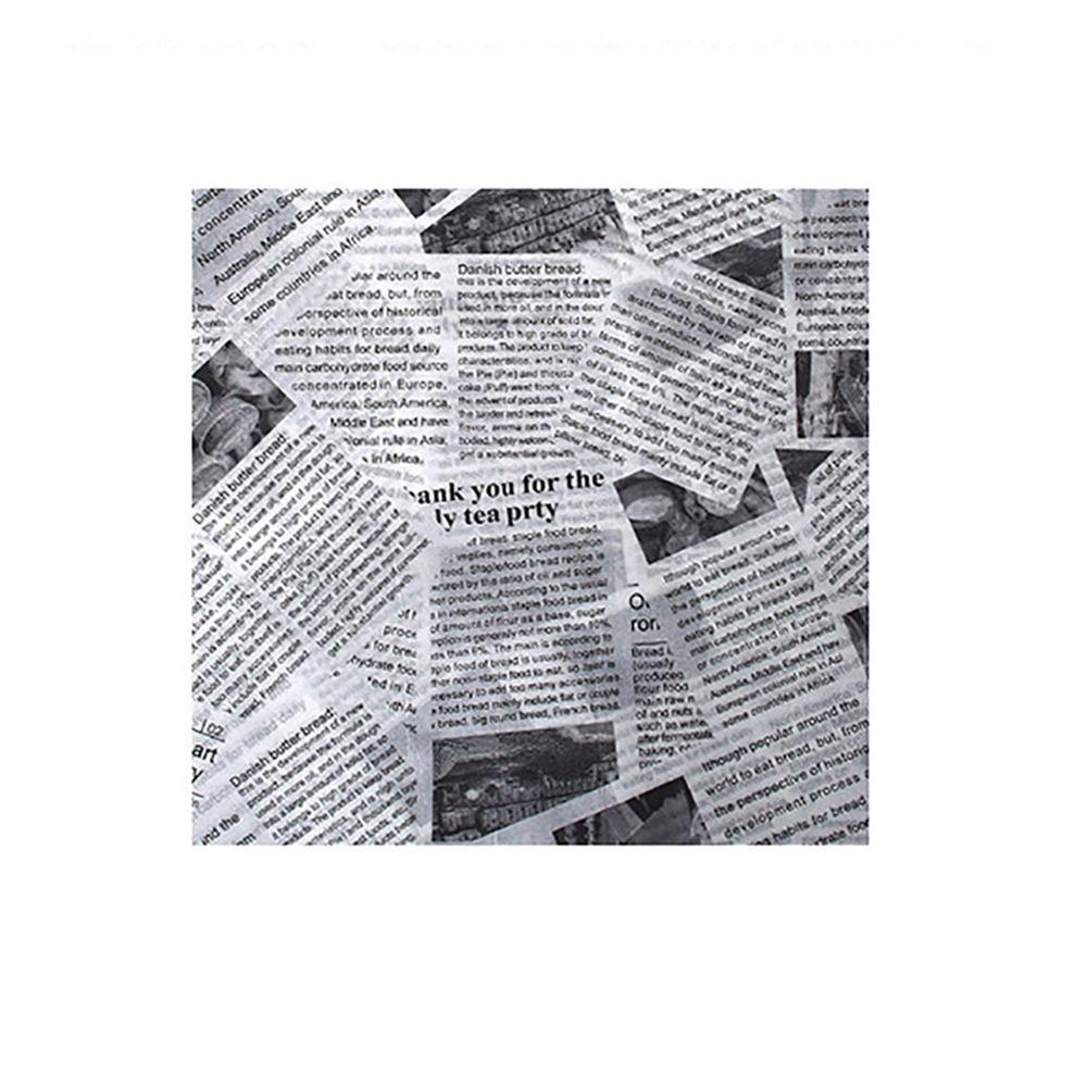 500Pcs Tear-resistant Food Wrapper Paper Waterproof Baking Paper Oil-Proof Wax Paper Food Baking