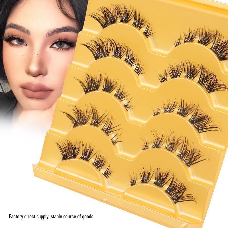 

DINGSEN Slanted Flying Fox Series Segmented Self-Grafting Eyelashes - 5 Pairs