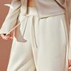 Anta Women's Fleece-Lined Straight Wide-Leg High-Waist Casual Pants