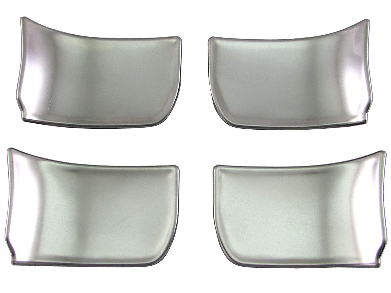 

BRIGHTZ Stainless Steel Inner Door Handle Plate Satin for Toyota Flair Crossover Fits 50 Flair Crossover Covers, Shape, 4-Piece, Silver, MS92S/MS52S