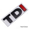 RUNTB1 3D Metal TDI Car Trunk Sticker For VW Golf Polo Tiguan, Touareg Car Modification Parts