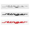 AABJD1 19CM ABS for KIA Stinger Logo 2023 2016 2017 2018 2019 2020 2021 2022 Car Rear Trunk Emblem Fender Side Badge Decals Accessories