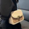 This Year's Popular Fashion Contrasting Color Small Square Bag Women's New High-end Messenger Bag Popular Versatile Shoulder Bag