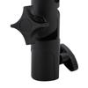 Black Double Hot Shoe Flash Umbrella Holder Light Stand Bracket For Photo Video Photography