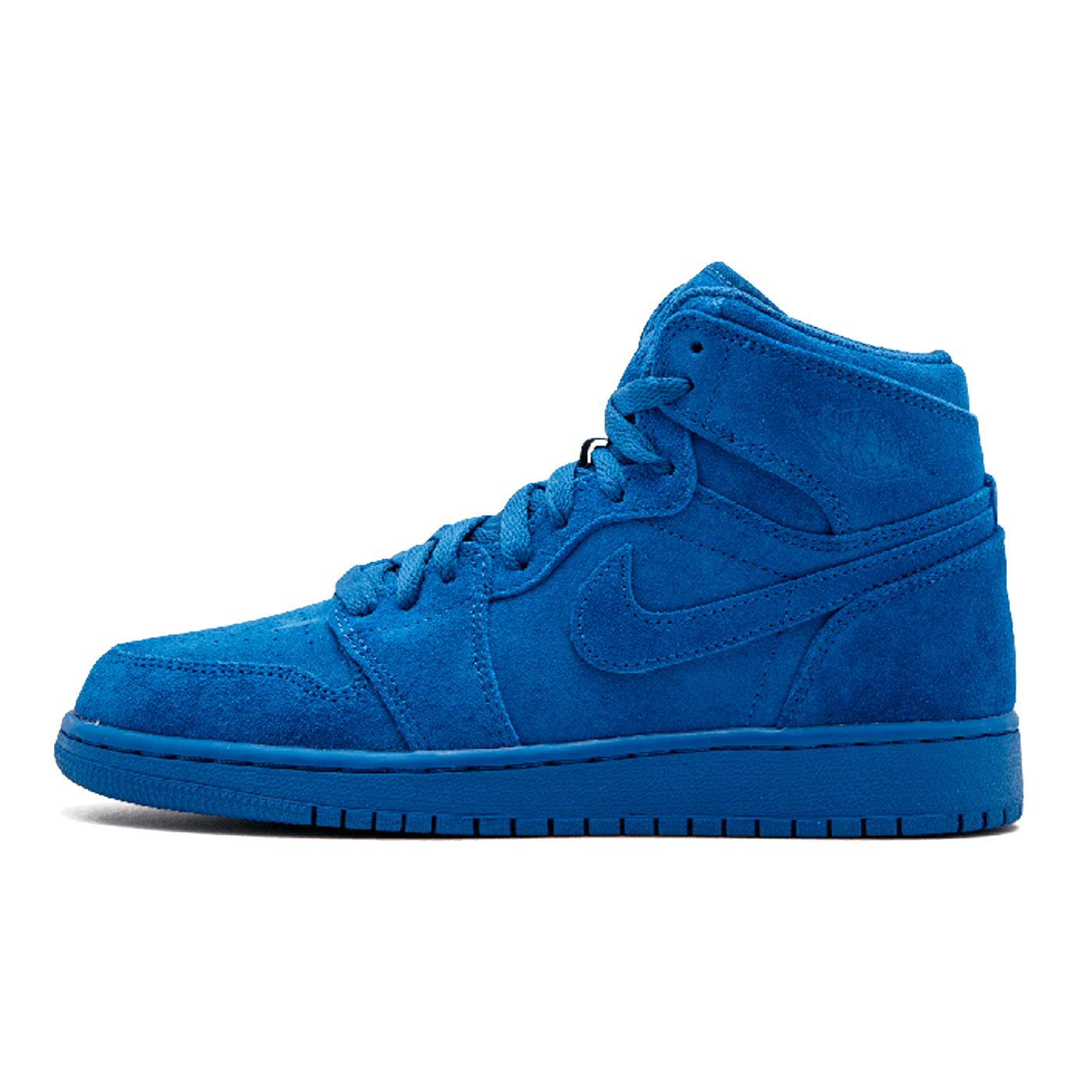 

Jordan 1 Retro High Blue Suede GS 36