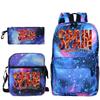 "¡VAMOS ESPAÑA" Spain Themed 3Pc Backpack Set Boy Girl Student Fashion Mini Crossbody Bag and Pencil Case Suit Unisex Mochilas