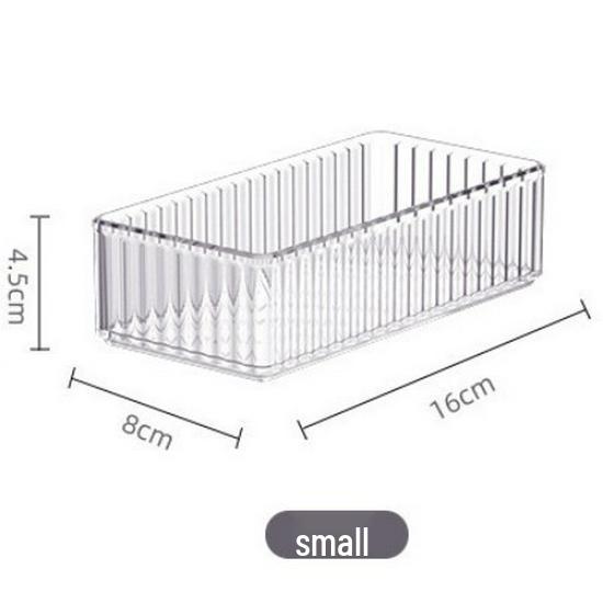 Acrylic Transparent Desk Organizer and Storage Box Set