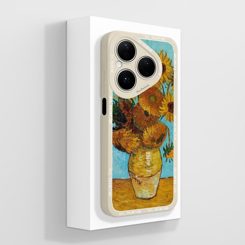 For Huawei Pura 80 Pro Honor X7d X9d X20 V40 Phone Cases Beautiful Village Patterns Lens Protection Liquid Silicone Shockproof Shell For Huawei Casing