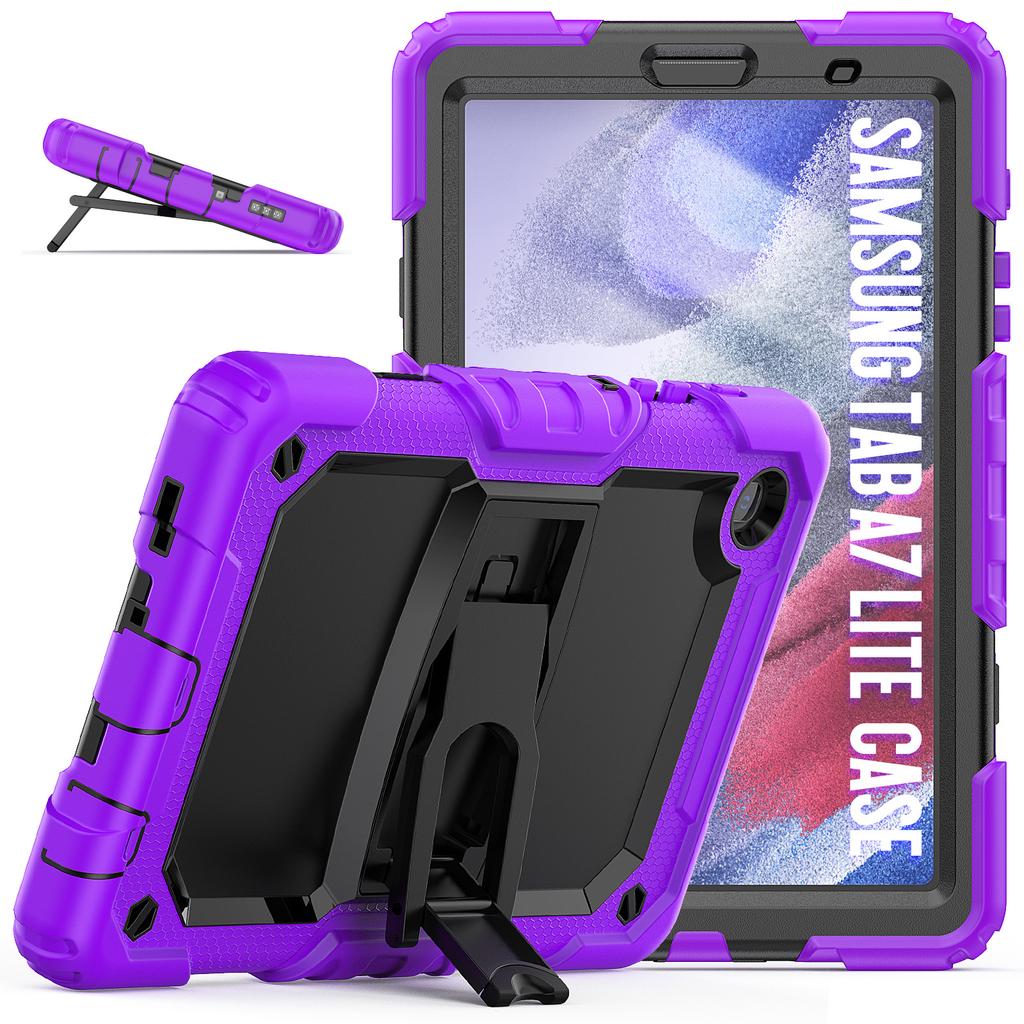 Suitable for Samsung A9 2023 Rugged Tablet Protective Case, Silicone Anti-drop Shell, C-type Stand, Direct from the Factory