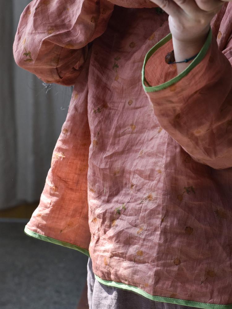 Johnature женские футболки с цветочным принтом — фото 6