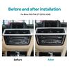 Real Soft Carbon Fiber For BMW 3 Series F30 F34 320i M3 F80 2014-2018 Car Center Console AC CD Panel Frame Sticker