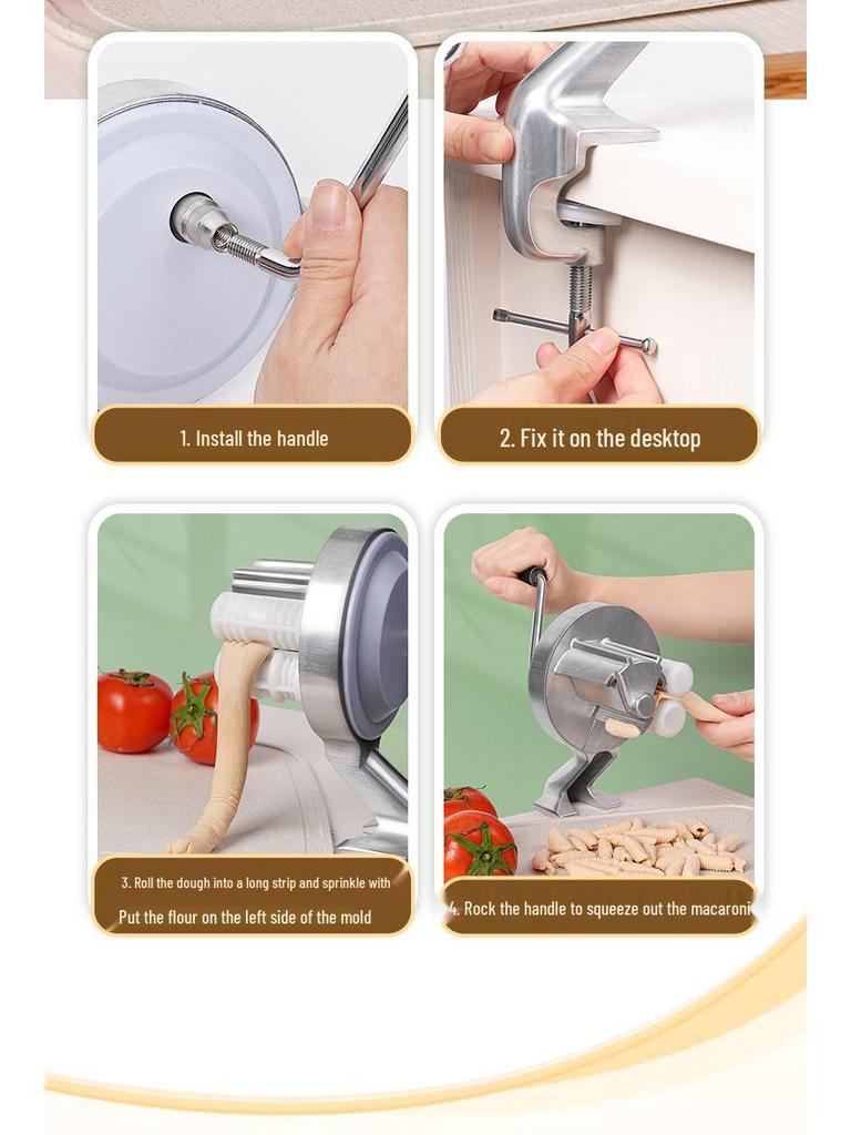 Ruční italský strojek na nudle a těstoviny