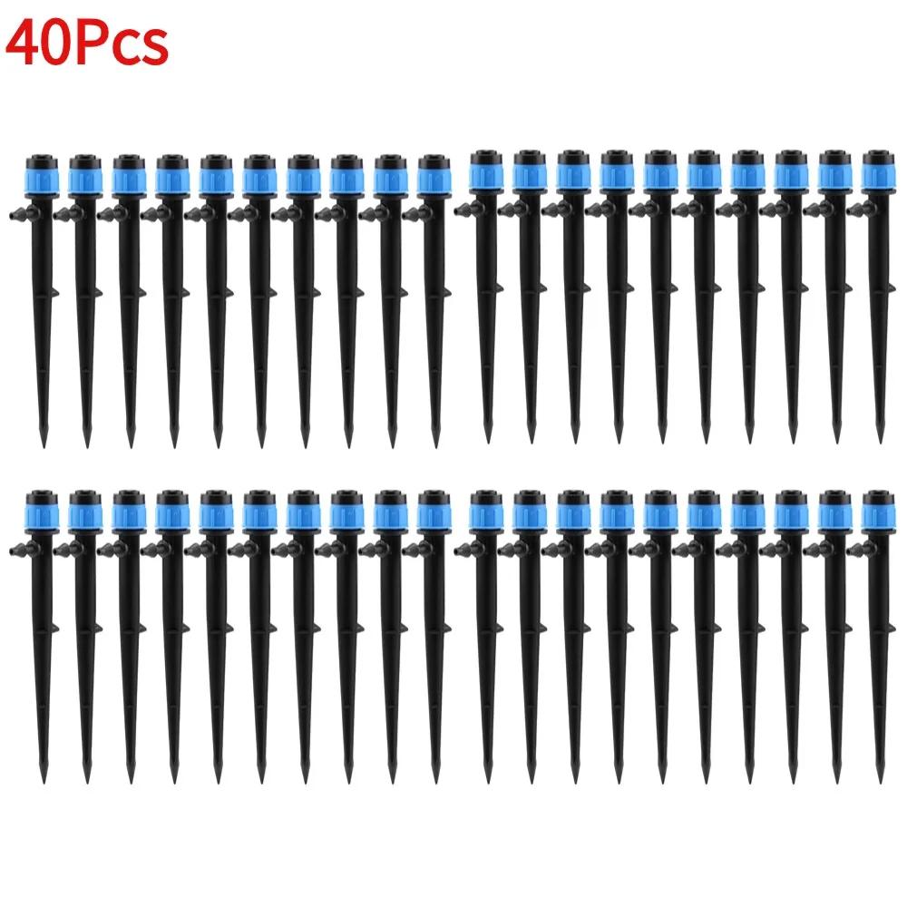 10-100Pcs Garden Micro Drip Irrigation 360 Degrees Rotating Nozzle Sprayer Sprinkler for 4/7" Hose Garden Plants Watering System
