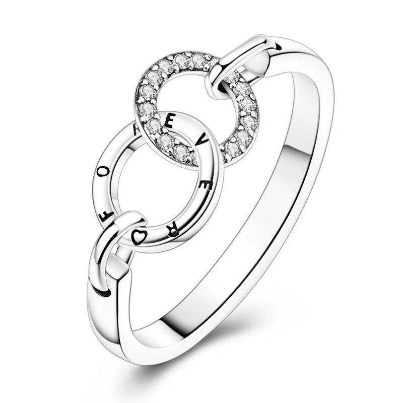 Elevated Red Heart Ring copper Band of Pink Hearts Black Zircon Bow New Ring Do It Yourself Women Fine Jewellery Christmas Gifts
