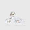 Soft Silicone Bow Hair Clip for Woman Simplicity Elegant Shark Clip Girl Ponytail Clip Hair Clamp