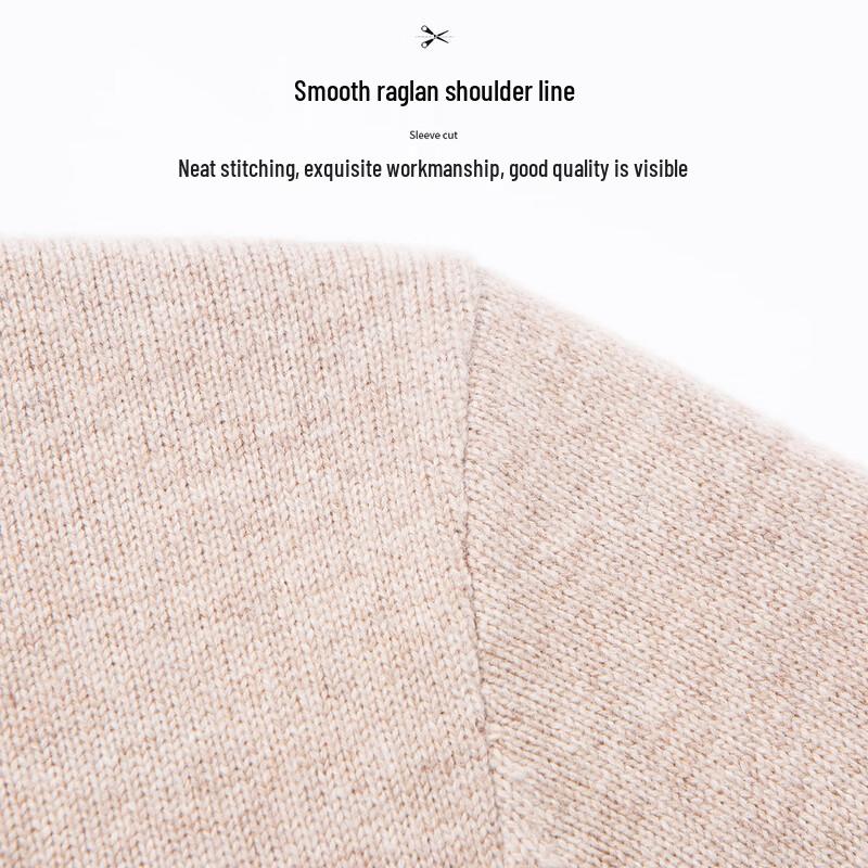 Hodo Men's Heavyweight 100% Wool Half-Zip Pullover Sweater