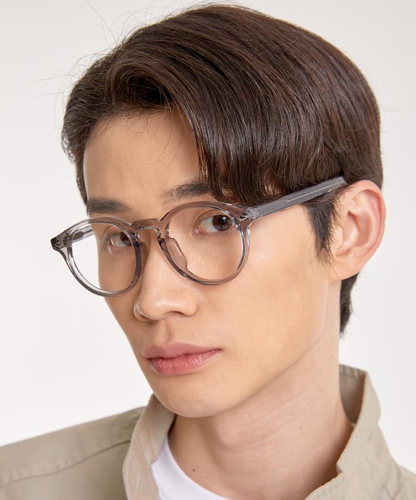 Eseubika Clay-C02 Blue Light Horn-Rimmed Glasses