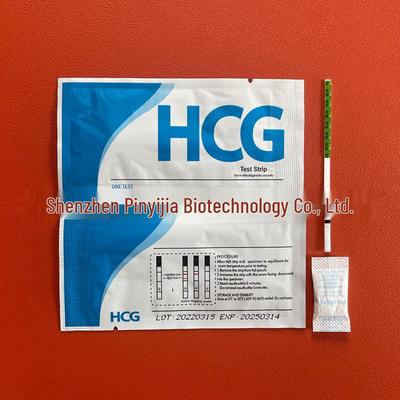 HCG Schwangerschaftsteststreifen - Nur für den Export bestimmte englische Verpackung
