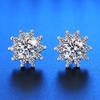 925 Sterling Silver Stud Earrings zircon For Women Fashion Exquisite Student Girlfriend Jewelry AccessoriesGood product