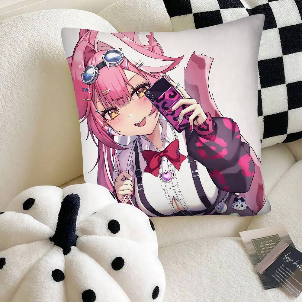 Raora Panthera Anime Pillow Case Square Pillow Bedroom Sofa Leisure Comfort Cushion Car Home Decoration
