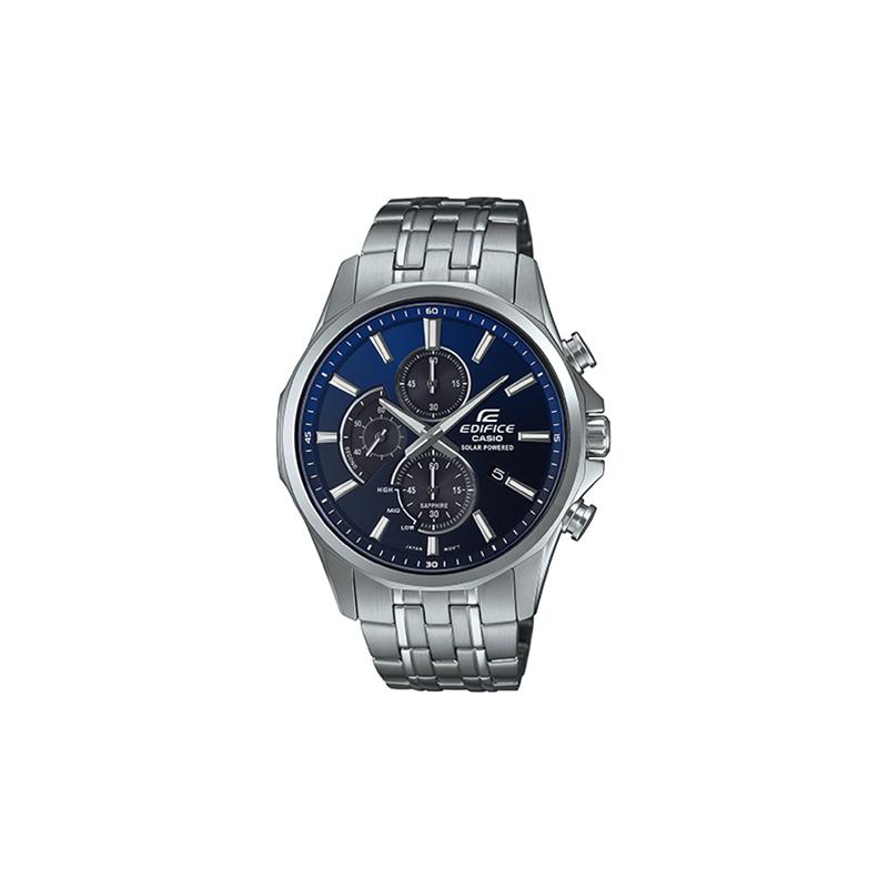 

Casio EDIFICE series three dials and six needles, artificial sapphire mirror, fashionable, classic and waterproof, quartz movement, EFB-670SBD-2AVUPR чорний