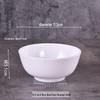 Durable Melamine White Soup & Rice Bowl – Imitation Porcelain, Drop-resistant, Commercial Grade, Multi-Purpose Small Bowl