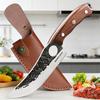 Forged Butcher Knife Professional Boning Knife Skinning Knife Meat Cleaver Stainless Steel Kitchen Knife with Cover